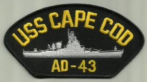 USS CAPE COD AD-43 U.S.NAVY PATCH DESTROYER TENDER MAINT. SAILOR READ FULL AD - Picture 1 of 2