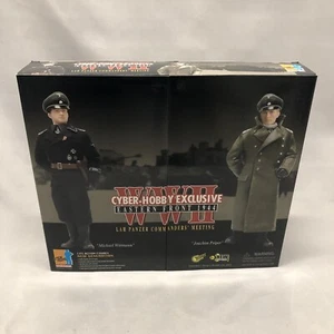 Dragon 1/6 WWII Michael Whittmann & Joachim Peiper LAH Panzer Commander Meeting - Picture 1 of 12