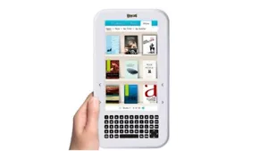 Sharper Image Literati Wi-Fi Wireless Reader 7" White w/Black eBook! Great Deal! - Picture 1 of 3