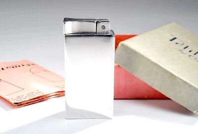 Vintage 1950's MCM Art Deco - PETITE Perfume Atomizer Aluminum Lighter - USA #2 - Image 1 of 4