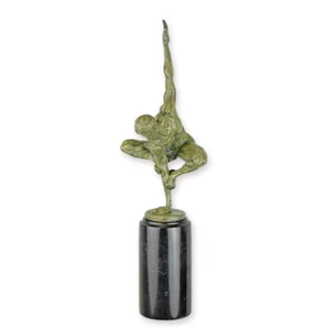 Bronze Skulptur Figur Statue Sportler Muskeln CORTORTIONIST Marmor MANN JMA233 - Bild 1 von 1