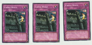 ¡YUGIOH! CASTLE MUROS - 1A EDICIÓN - YSD-EN033 (X3) - P&P GRATIS - Imagen 1 de 1