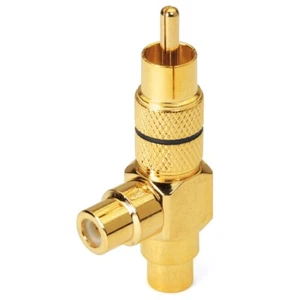 CINCHKUPPLUNG (1 X Prise/2 X Prise) Adaptateur Cinch Double 1 PIÈCE - Photo 1/6