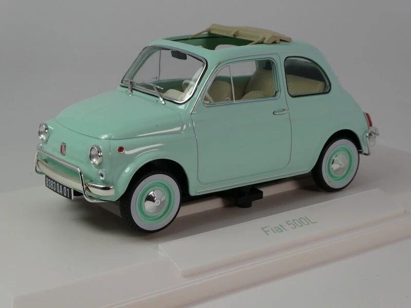 187777 Fiat 500L Pastel Blue Norev 1/18