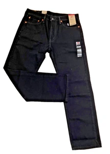 Levi’s 505 Jeans Mens 33x30 Black Regular Fit Straight Workwear NEW NWT $70 - Picture 1 of 9
