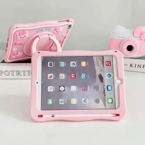 Pig Silicone Stand Tablet Case For iPad mini 5 6 Air 1 2 3 4 5 6 7 8 9 10 Pro 11 - Picture 1 of 8