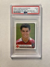 2005 Panini Champions Of Europe Soccer 1955-2005 #228 Cristiano Ronaldo PSA 5