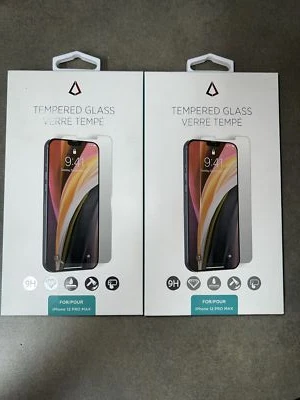 2 Pack Libratel Tempered Glass Screen Protector for iPhone 12 Pro Max - Image 1 of 2