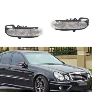 Par de luces de giro de espejo lateral para Mercedes Benz W211 E320 W463 E500 Clase G - Imagen 1 de 5