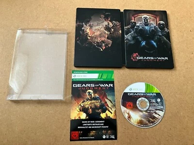 Gears of War Judgment mit Steelbook! Spiel für Xbox 360 in Top Zustand Judgement - Bild 1 von 2