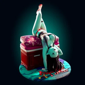 Sexy Marceline Vampire Miniature Garage Kit - Picture 1 of 5