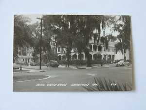 Gainesville Florida FL RPPC Real Photo Hotel White House - Picture 1 of 2