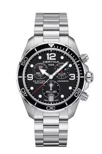 Certina DS Action Chronograph Quartz Black Dial Men's Watch C032.434.11.057.00 - Picture 1 of 13