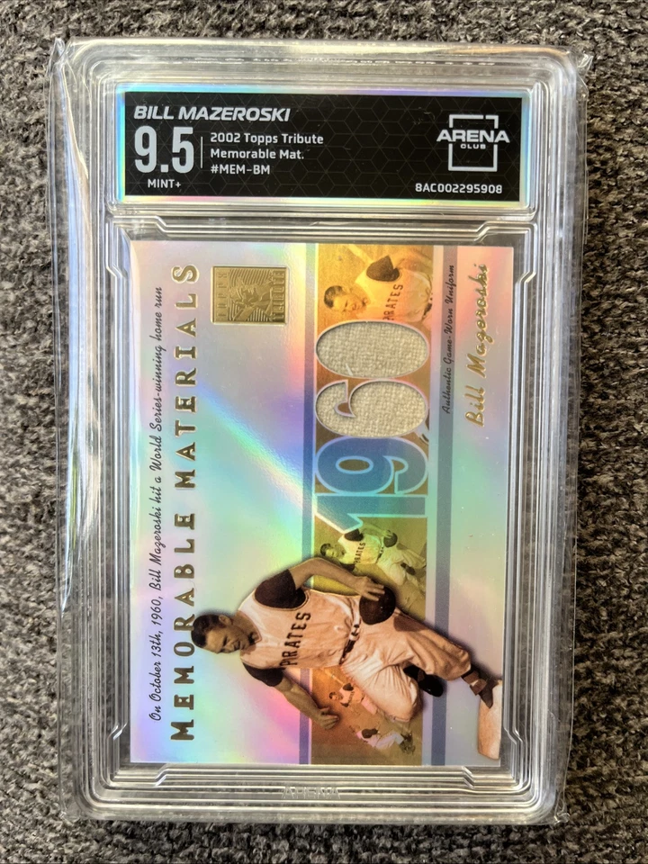 2002 Topps Tribute - Memorable Materials Bill Mazeroski #MEM-BM (MEM) - Image 1 of 2
