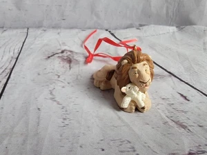 Hallmark Keepsake ornamento leone e agnello 1997 senza scatola - Foto 1 di 5