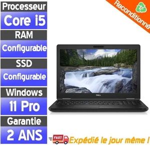 ☑️⭐☑️Dell Latitude 5590 - Core i5-7300U 2.60GHz - 15"6 SSD 256 Go Ram 8Go☑️⭐☑️ - Photo 1/8