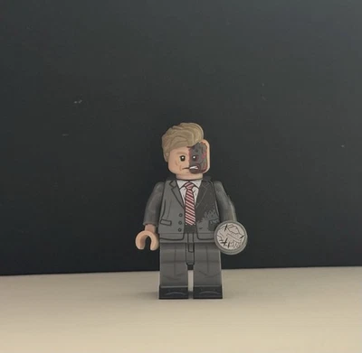 LEGO Batman Two Face minifigure custom pad printed - Image 1 of 3