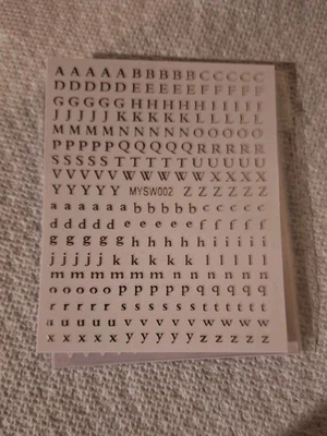 Alphabet, Stickers - Image 1 of 2
