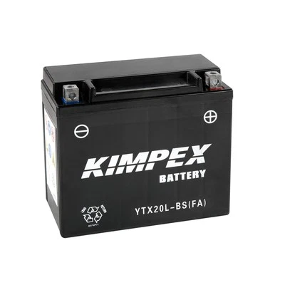 Kimpex Battery Maintenance Free AGM YTX20(L)-BS(FA) OEM# 31500-MCA-003AH - Изображение 1 из 2