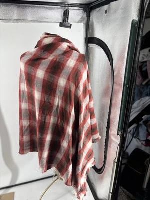 Abercrombie And Fitch Manta Bufanda Envoltura Rojo Cuadros Foto 1 de 4