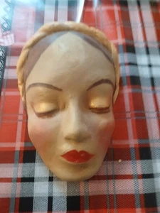 Art Deco style Wall art plaque Face , Ladies Face Wall Hanging. - Picture 1 of 9