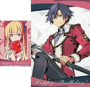 Set distintivo e biglietto compleanno Alisa Reinford quadrato Minerva Kujibiki-do dovere pagato o - Foto 1 di 3