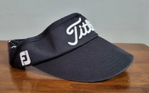 Titleist New Era Black Visor Golf Hat Adjustable - Picture 1 of 6