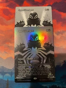 MTG Spider Man Opposition Agent Borderless x 2, One Foil - Picture 1 of 1