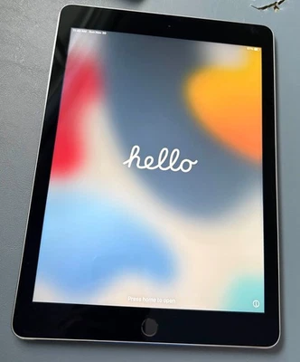 Apple iPad воздуха 2-го поколения 32GB аккумулятор 97% Wi-Fi пространства серый [хорошее состояние] - Изображение 1 из 4