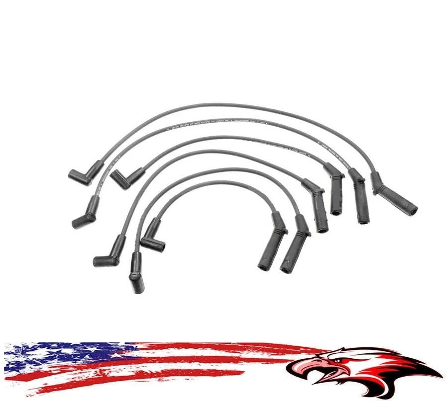 Cables de encendido HECHOS EN EE. UU. Chrysler Dynasty Imperial New Yorker Town & Country Foto 1 de 4