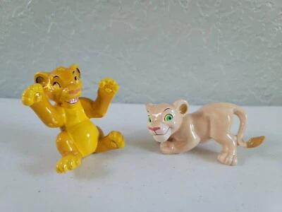 Disney LION KING, SIMBA, NALA, Porcelain Figure, JAPAN - Image 1 of 4