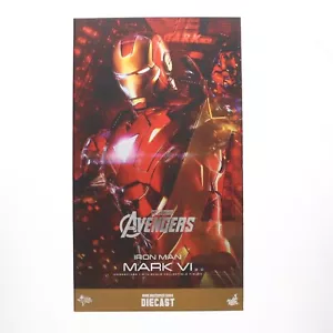 Movie Masterpiece DIECAST Iron Man Mark 6 2.0 Version Avengers 1/6 Figure Used - Picture 1 of 4