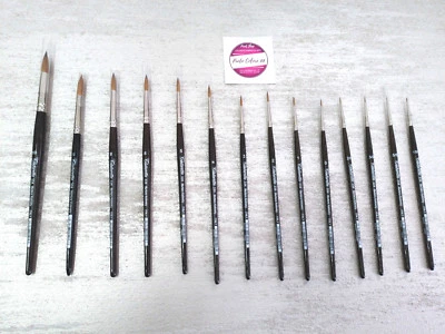 PENNELLO IN MARTORA KOLINSKY NATURALE HIGH QUALITY MADE IN ITALY TINTORETTOs334