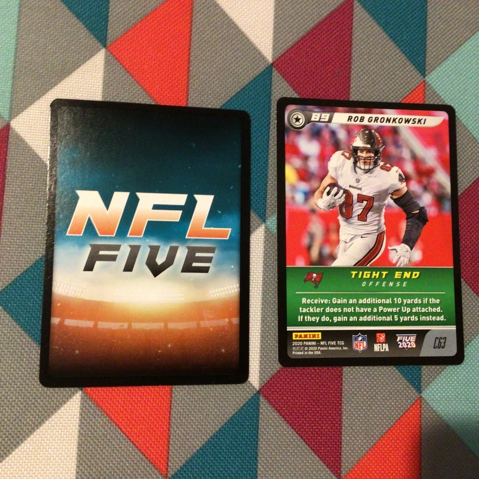 Rob Gronkowski #C63 Buccaneers common Base 2020 Panini Edition NFL five TCG - Image 1 of 1