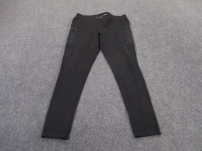 Carhartt 紧身裤女式 L 12 14 高瑜伽弹力贴合工作健身房运动 — 第 1/4 张图片