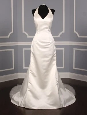 ST PUCCHI Bridal Wedding Dress Lillian Z293 Halter Fit Flare Sleeveless $3.95K - Image 1 of 4