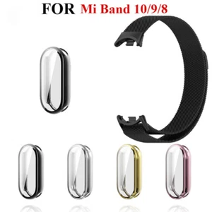 Xiaomi Mi Band 8 9 10 Bracelet with TPU Case Screen Protector Milanese Strap - Picture 1 of 20