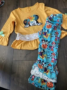 NWT Disney Minnie Mouse Halloween Outfit Set - Picture 1 of 15