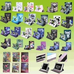 Für Xiaomi Tablet Motiv 360 Grad Universelle Tasche Kunst-Leder Hülle Etuis Case - Bild 1 von 31