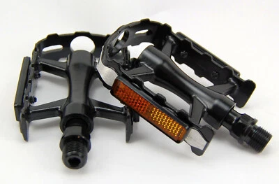 Fahrradpedale Union SP-600 schwarz/silber Alu MTB/Trekking 9/16" sehr leicht