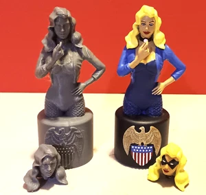 Golden Age Black Canary Bust - Justice Society - 3D Print Fan Art (2 Heads) - Picture 1 of 6