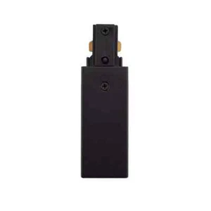 R38BL Black End Feed Single Circuit Track lighting Connector - Picture 1 of 2