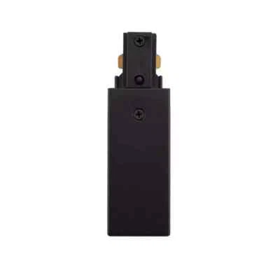 R38BL Black End Feed Single Circuit Track lighting Connector - Image 1 of 2