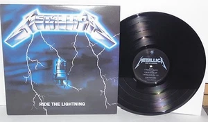 METALLICA Ride The Lightning LP Remastered 2008 Pressing Thrash Metal Vinyl - Bild 1 von 4