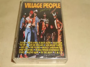 Village People Live and Sleazy Cassette Tape 1979 Rebound Records (1994) - Foto 1 di 12