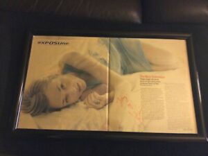 Framed JEWEL Autographed SPIN MAGAZINE Centerfold (1996) Ready To Hang