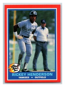 1987 Fleer Hottest Stars Rickey Henderson New York Yankees #20 ⚾
