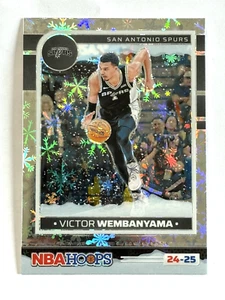 2024-25 Panini NBA Hoops Victor Wembanyama Premium Winter Prizm #165 - Picture 1 of 2