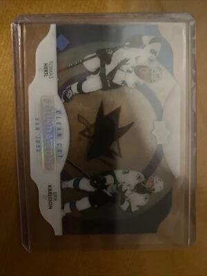 21-22 Series 1 Clear Cut Foundations #CCF-KH Tomas Hertl/Erik Karlsson - Image 1 of 2