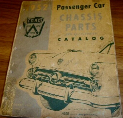 1952 Ford Customline Country седан универсал шасси каталог деталей руководство - Изображение 1 из 3